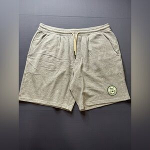 THE NORMAL BRAND LIGHT GREY COLE TERRY SHORT XL #1224